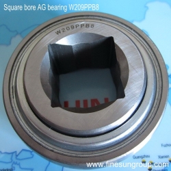 Square bore disc harrow bearing